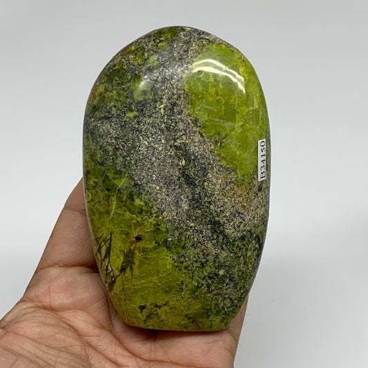 0.62 lbs, 4"x2.5"x1.4", Green Opal Crystal Freeform Polished Gemstone, B34150