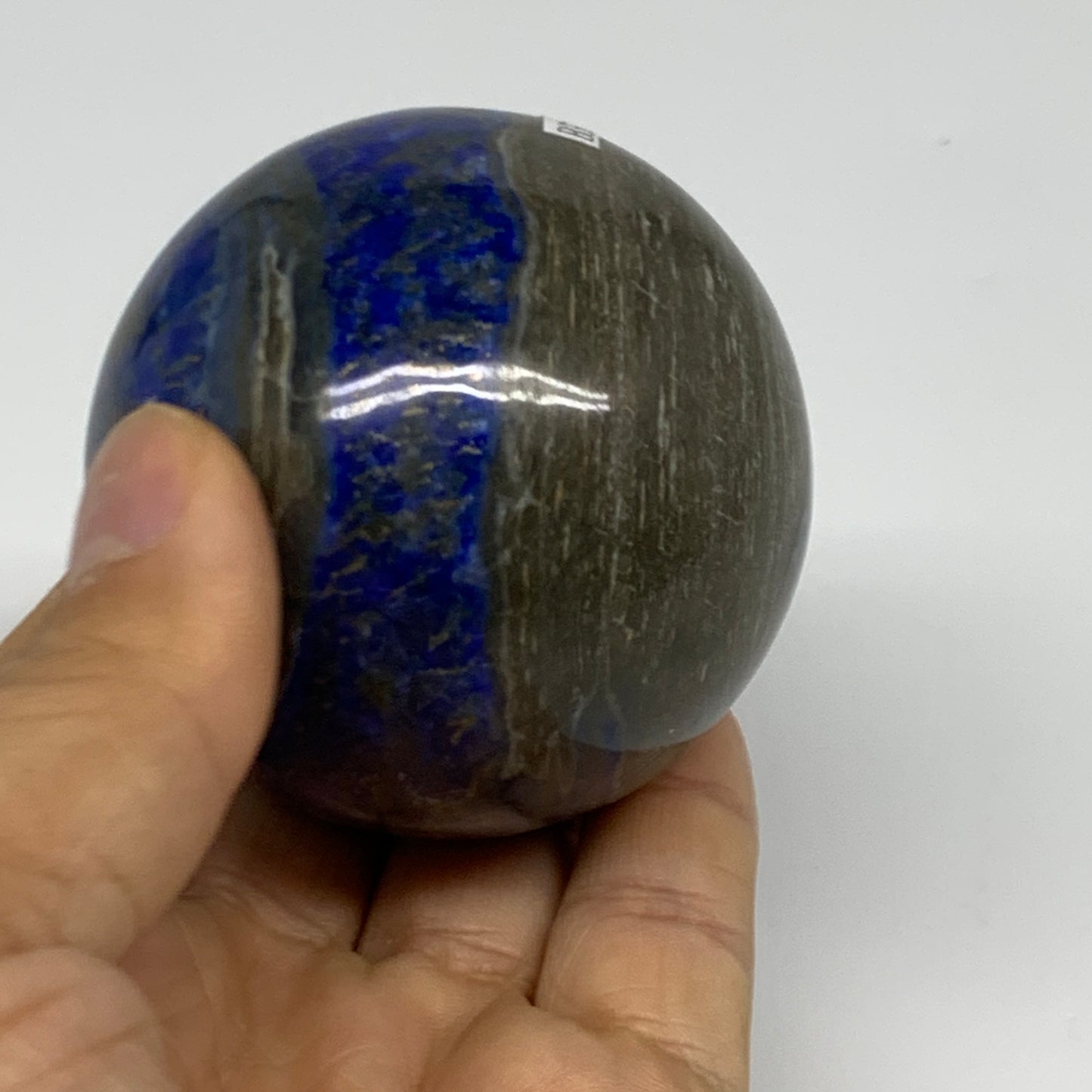 0.69 lbs,2.3"(58mm), Lapis Lazuli Sphere Ball Gemstone @Afghanistan, B33119