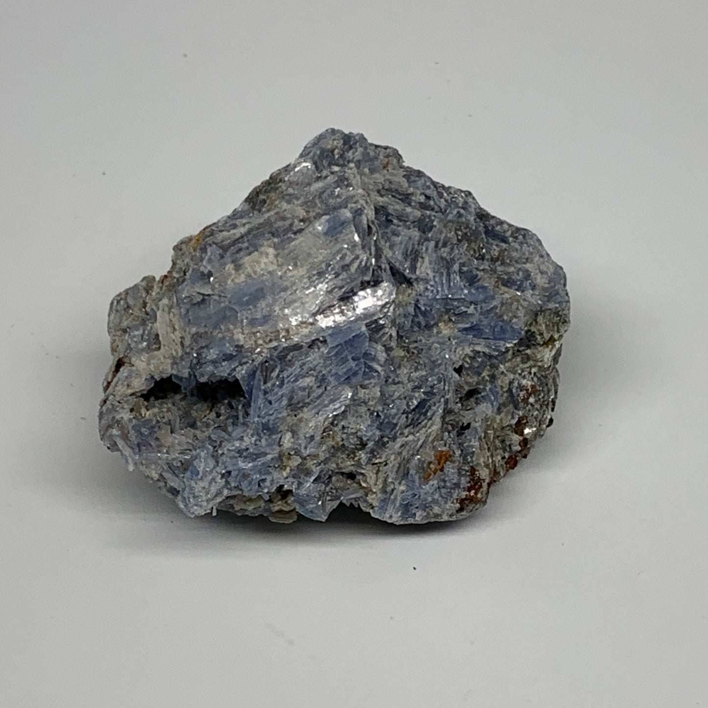 183g, 2.7"x2"x1.6", Rough Raw Blue Kyanite Chunk Mineral @Brazil, B28786