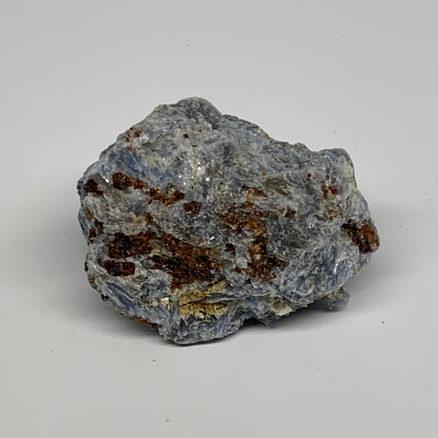 183g, 2.7"x2"x1.6", Rough Raw Blue Kyanite Chunk Mineral @Brazil, B28786