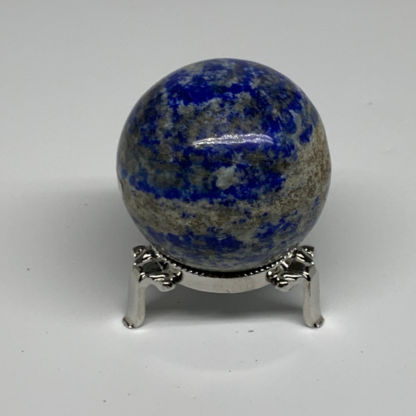 0.58 lbs,2.2"(55mm), Lapis Lazuli Sphere Ball Gemstone @Afghanistan, B33121