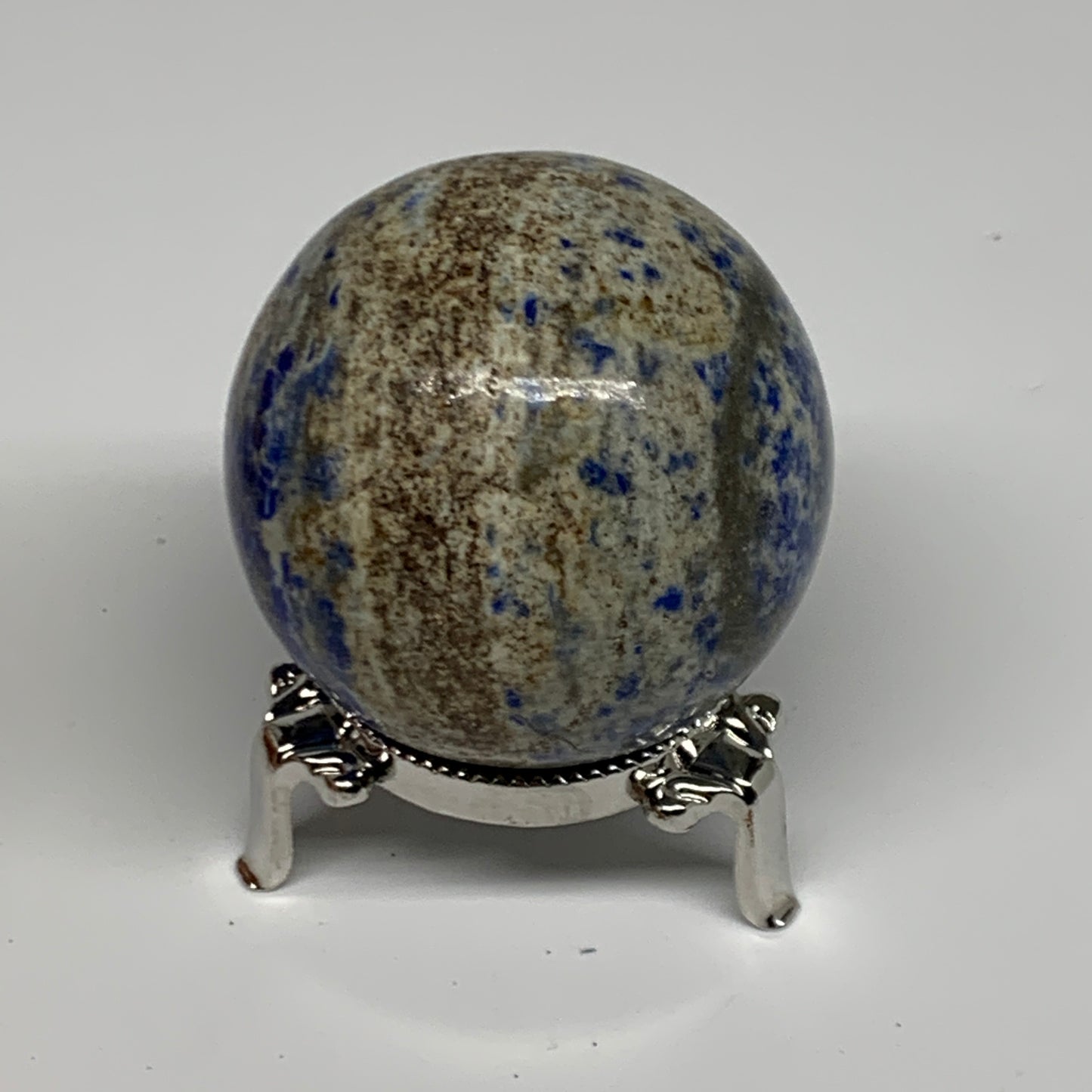 0.58 lbs,2.2"(55mm), Lapis Lazuli Sphere Ball Gemstone @Afghanistan, B33121