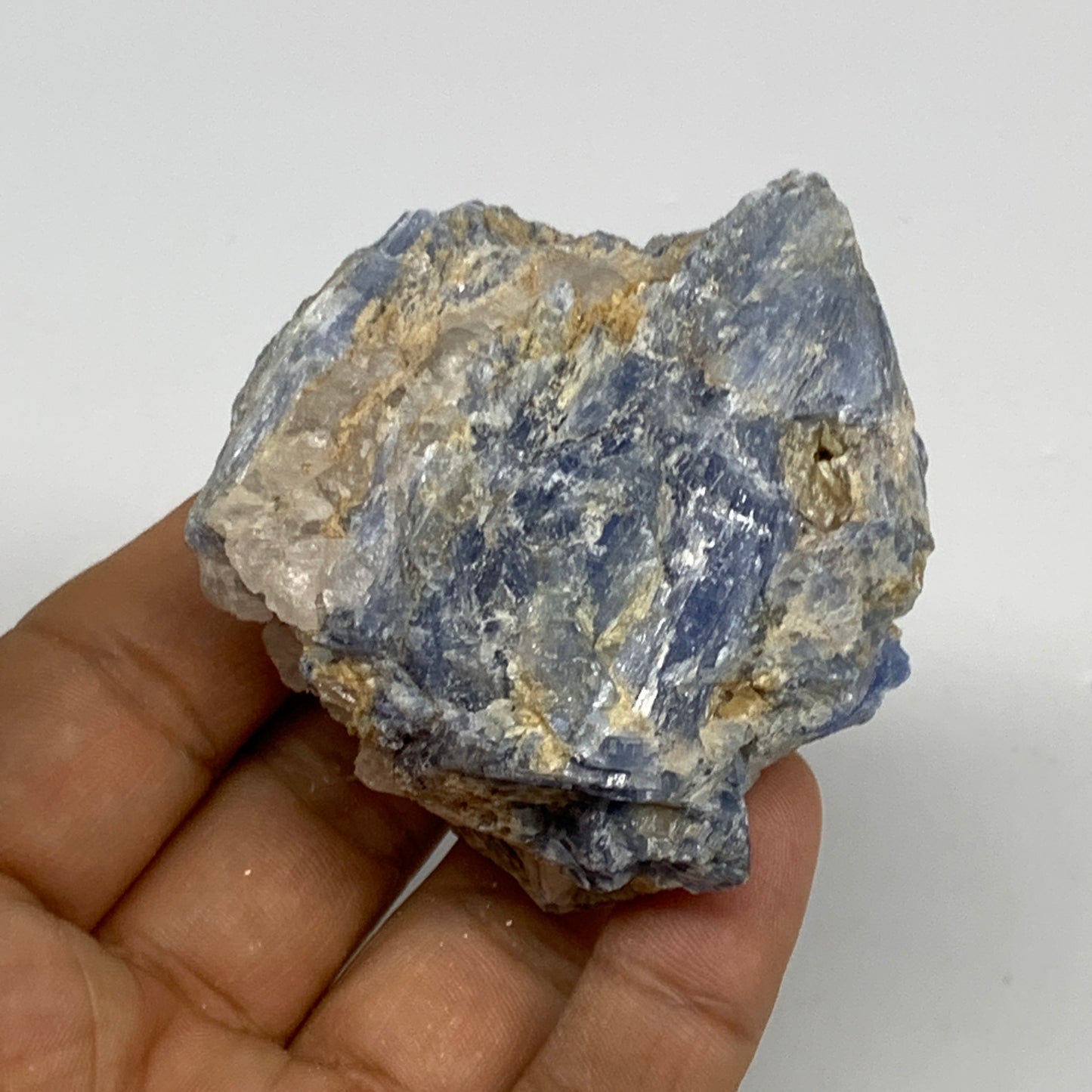 148.5g, 2.3"x2.1"x1.5", Rough Raw Blue Kyanite Chunk Mineral @Brazil, B28791