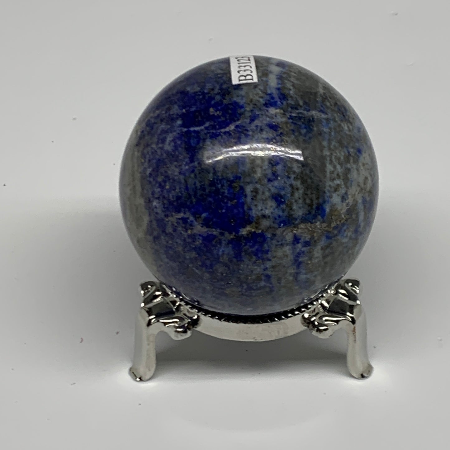 0.59 lbs,2.2"(55mm), Lapis Lazuli Sphere Ball Gemstone @Afghanistan, B33123