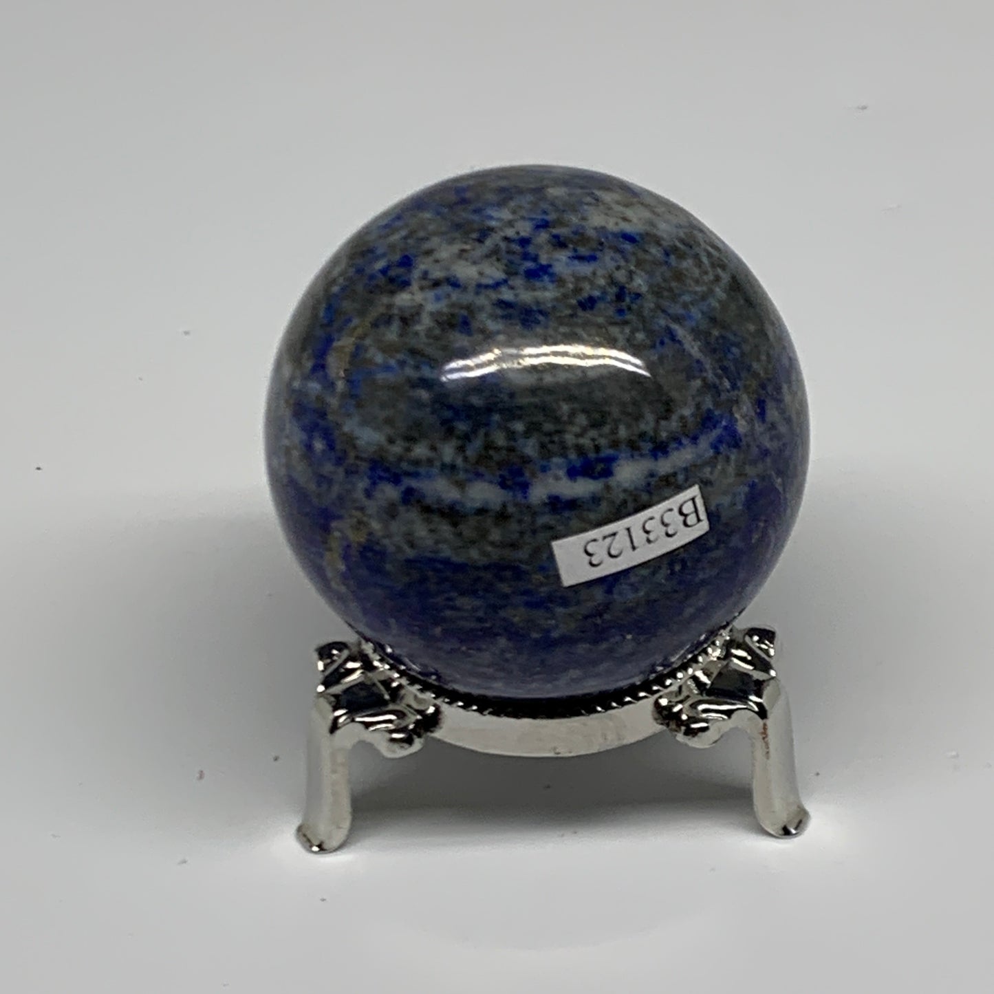 0.59 lbs,2.2"(55mm), Lapis Lazuli Sphere Ball Gemstone @Afghanistan, B33123