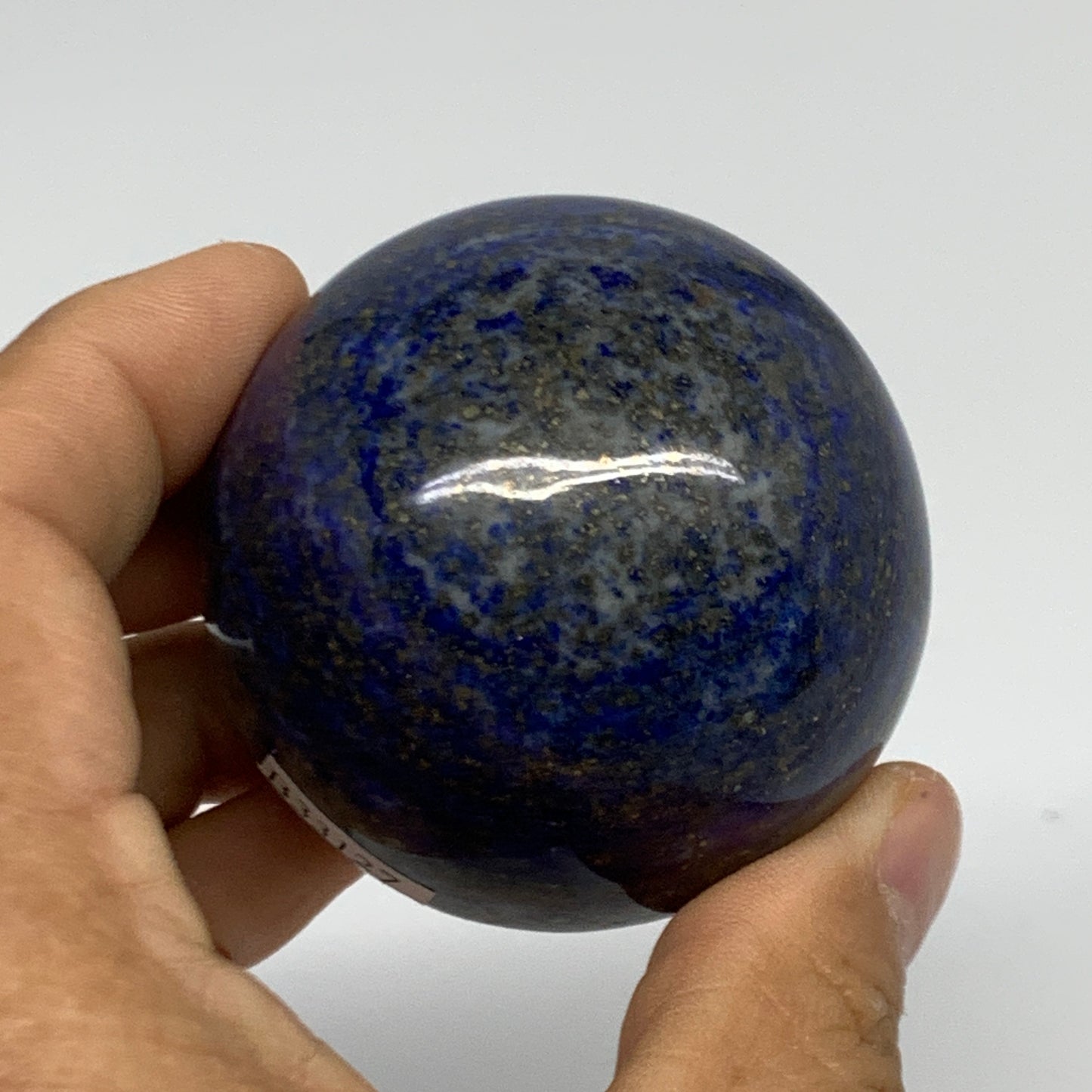 0.58 lbs,2.2"(55mm), Lapis Lazuli Sphere Ball Gemstone @Afghanistan, B33127