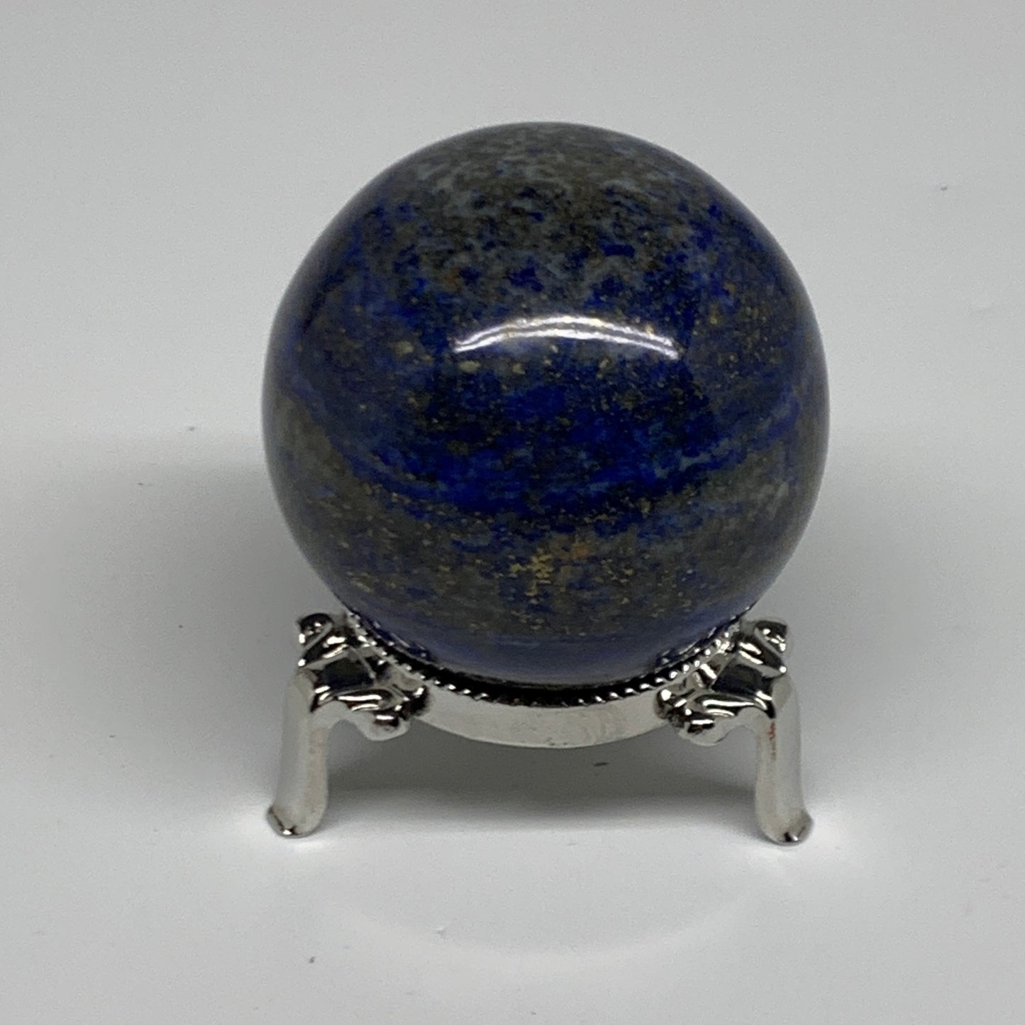 0.58 lbs,2.2"(55mm), Lapis Lazuli Sphere Ball Gemstone @Afghanistan, B33127