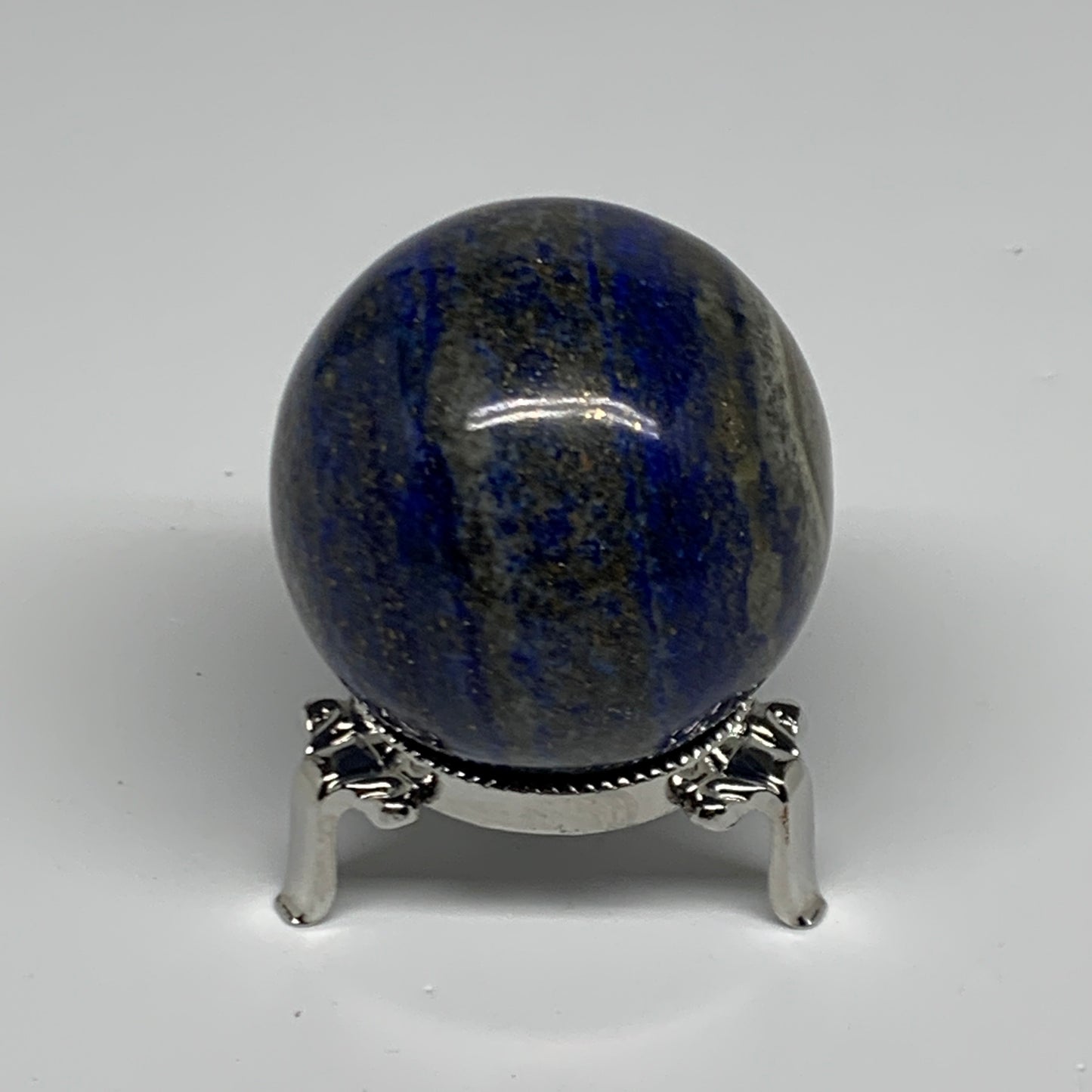 0.58 lbs,2.2"(55mm), Lapis Lazuli Sphere Ball Gemstone @Afghanistan, B33127