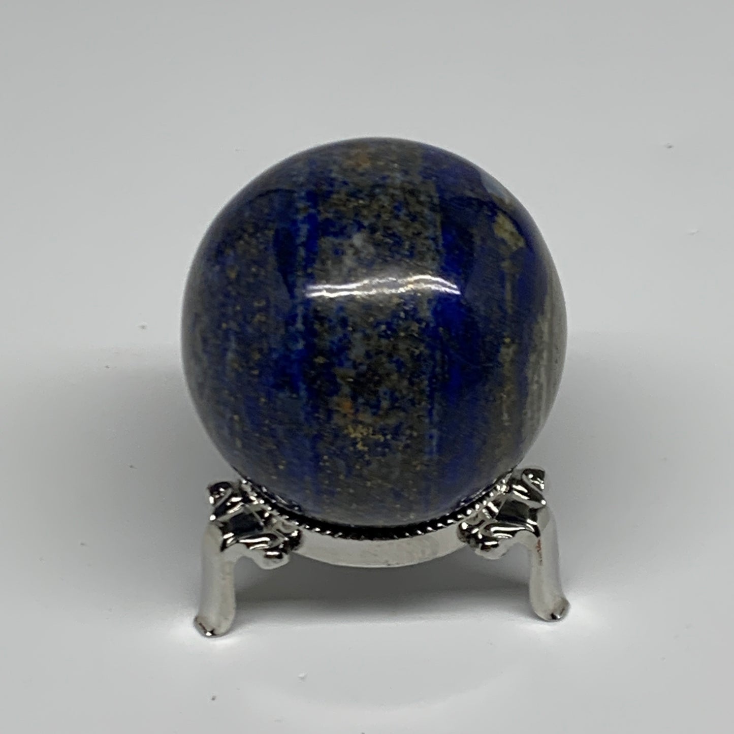 0.58 lbs,2.2"(55mm), Lapis Lazuli Sphere Ball Gemstone @Afghanistan, B33127