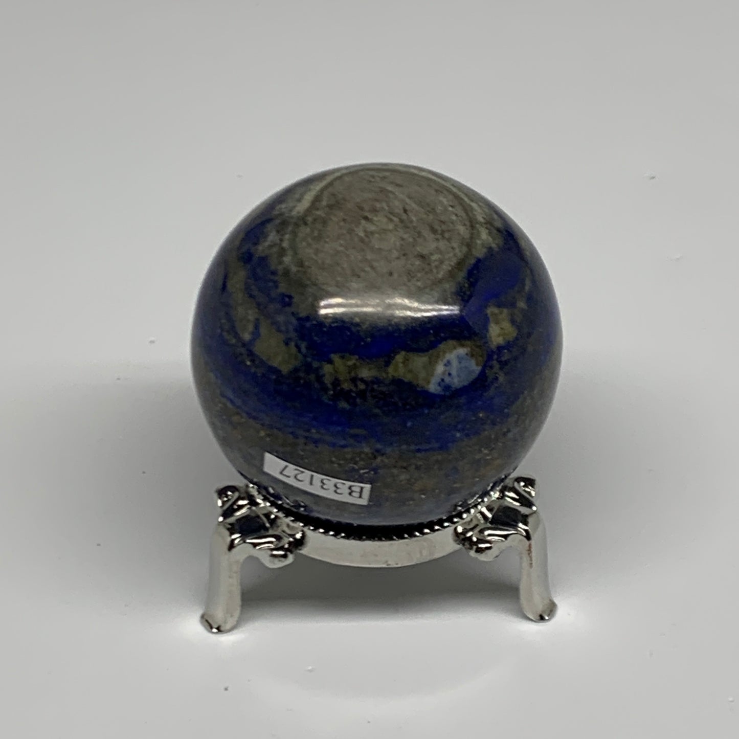 0.58 lbs,2.2"(55mm), Lapis Lazuli Sphere Ball Gemstone @Afghanistan, B33127