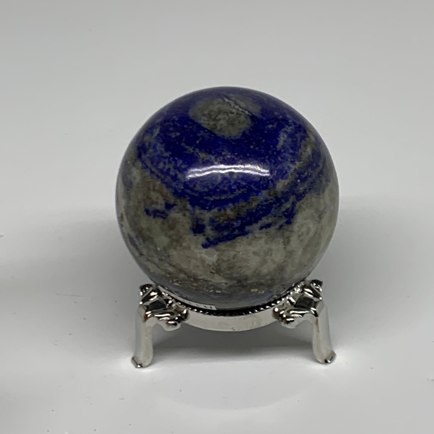 0.67 lbs,2.3" (57mm), Lapis Lazuli Sphere Ball Gemstone @Afghanistan, B33132