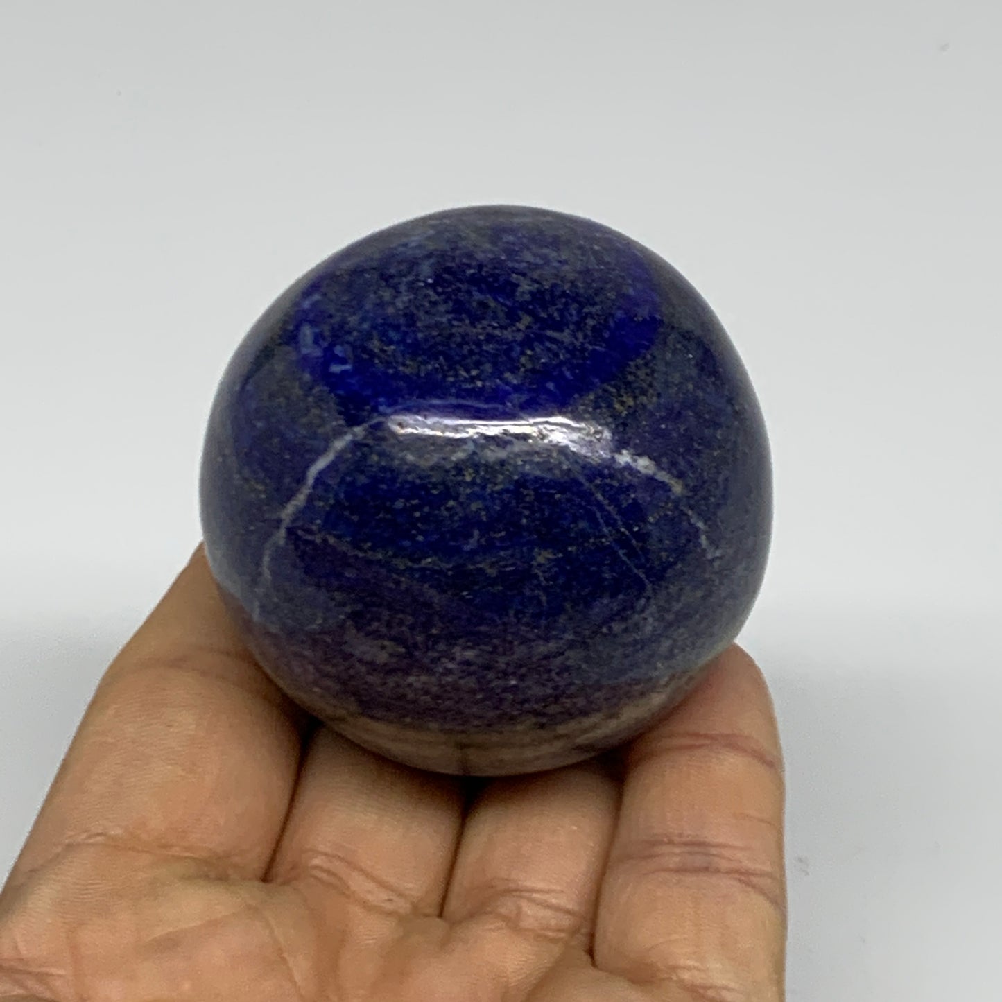 0.51 lbs,2.1" (53mm), Lapis Lazuli Sphere Ball Gemstone @Afghanistan, B33134