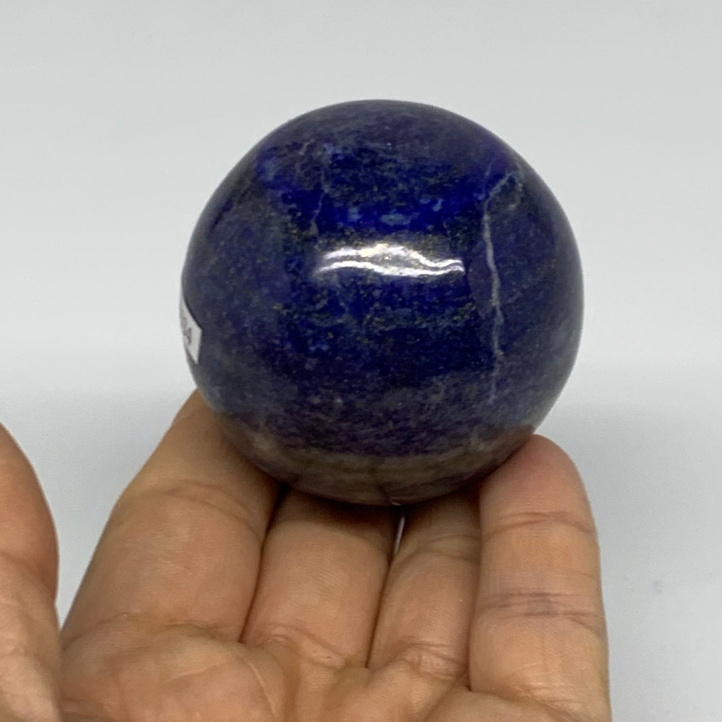 0.51 lbs,2.1" (53mm), Lapis Lazuli Sphere Ball Gemstone @Afghanistan, B33134