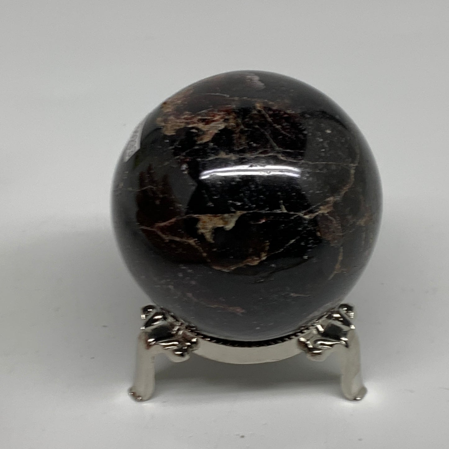 435.6g, 2.3"(59mm), Natural Red Garnet Sphere Ball Gemstone Polished, B35233