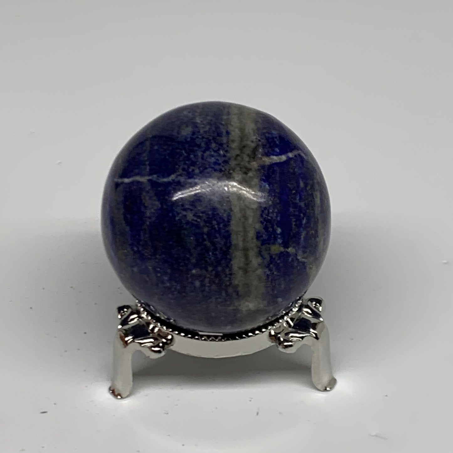 0.51 lbs,2.1" (53mm), Lapis Lazuli Sphere Ball Gemstone @Afghanistan, B33134