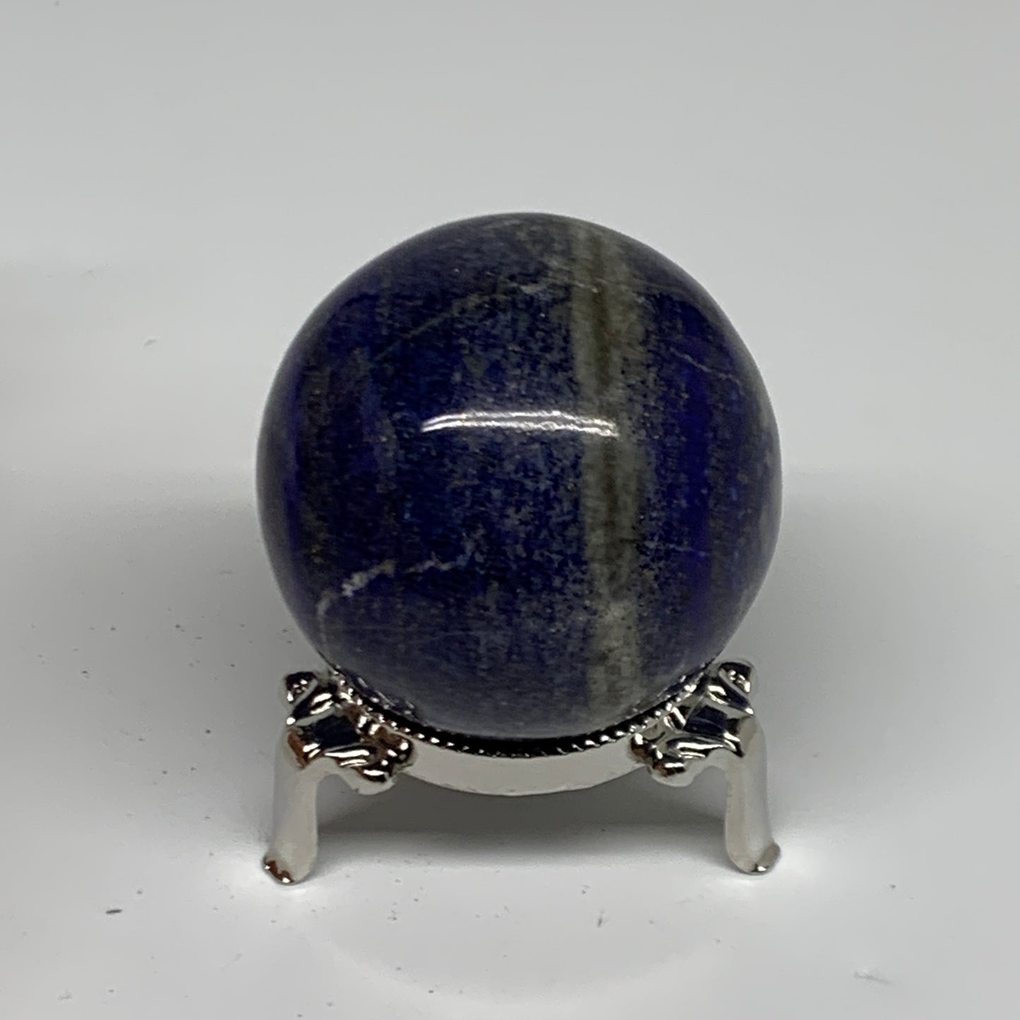 0.51 lbs,2.1" (53mm), Lapis Lazuli Sphere Ball Gemstone @Afghanistan, B33134