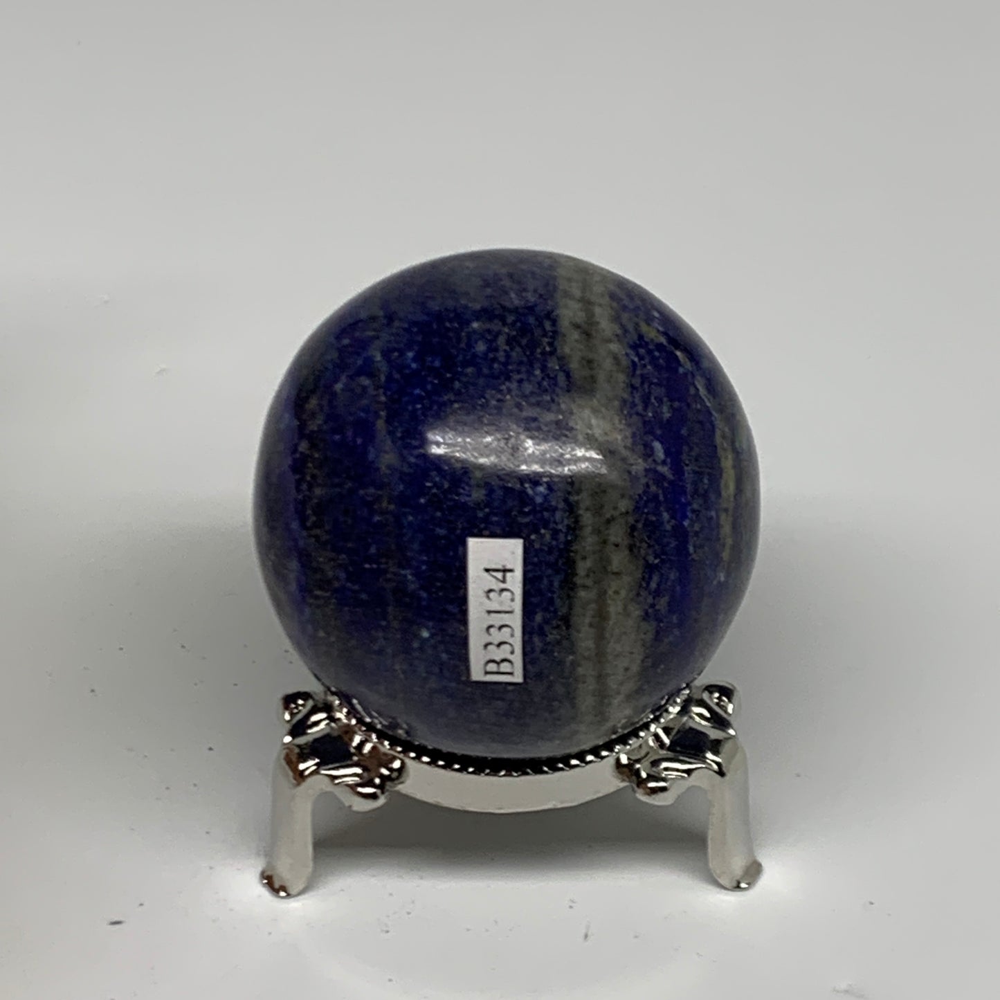 0.51 lbs,2.1" (53mm), Lapis Lazuli Sphere Ball Gemstone @Afghanistan, B33134