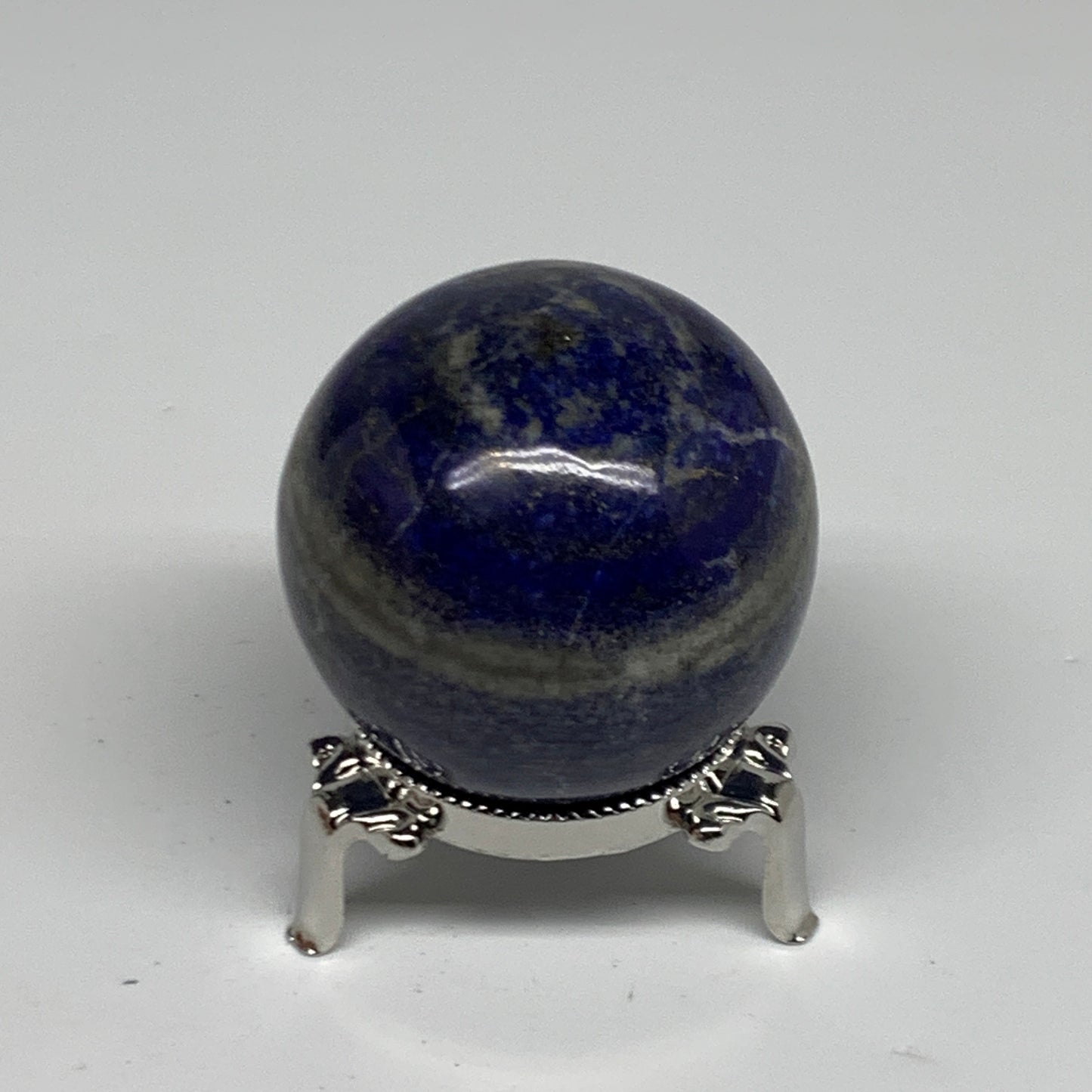 0.51 lbs,2.1" (53mm), Lapis Lazuli Sphere Ball Gemstone @Afghanistan, B33134