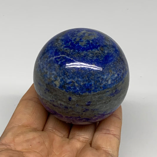 0.79 lbs, 2.4" (60mm), Lapis Lazuli Sphere Ball Gemstone @Afghanistan, B33145