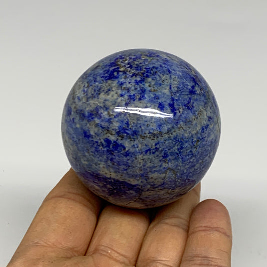 0.55 lbs, 2.1" (54mm), Lapis Lazuli Sphere Ball Gemstone @Afghanistan, B33149