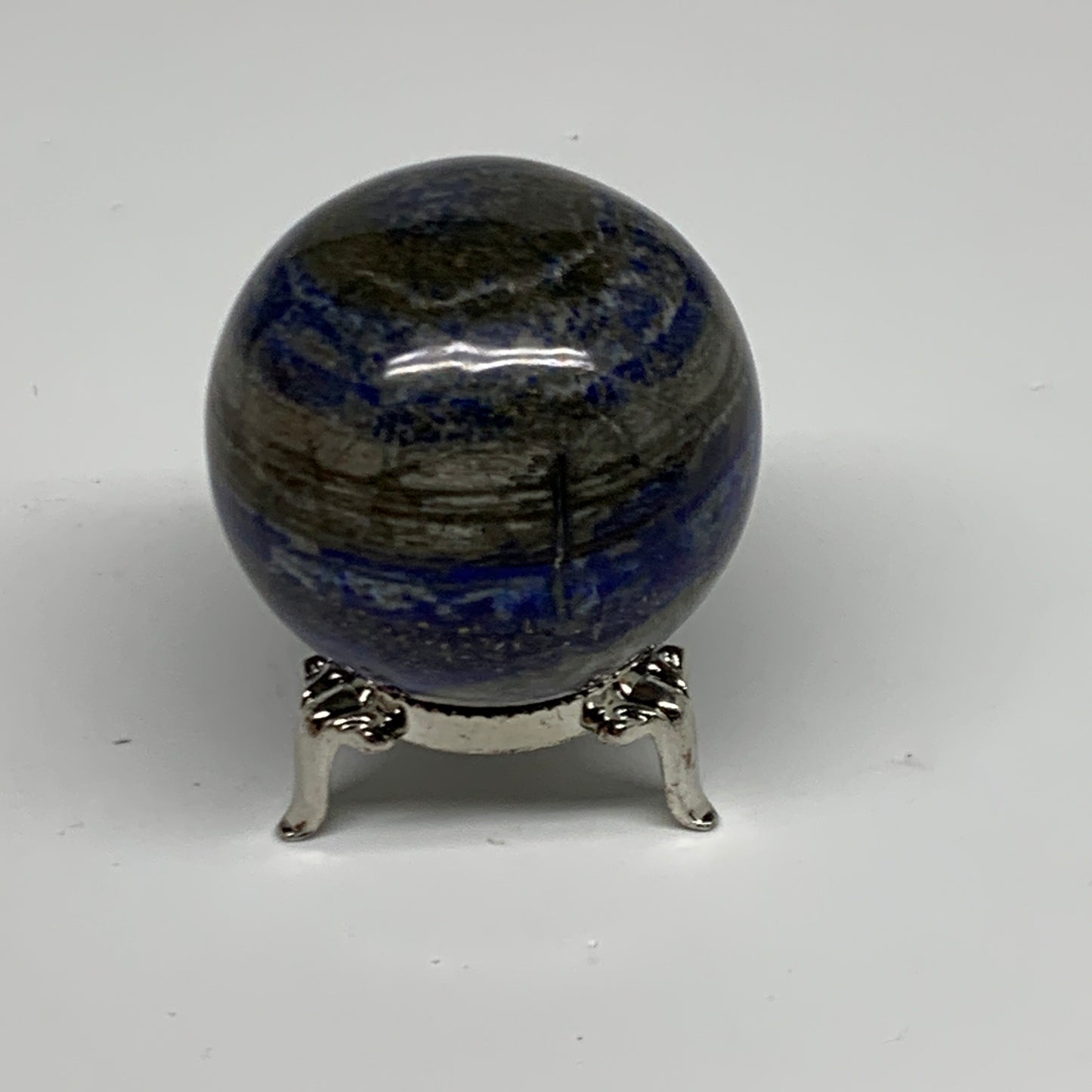 0.46 lbs, 2" (50mm), Lapis Lazuli Sphere Ball Gemstone @Afghanistan, B33152