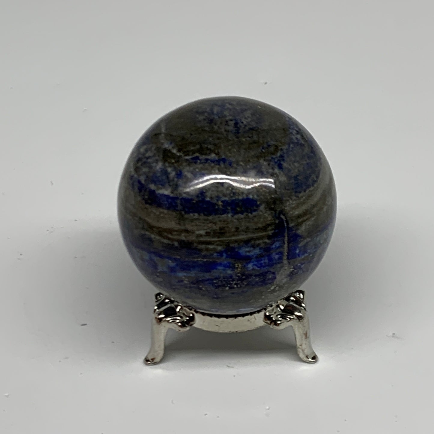 0.46 lbs, 2" (50mm), Lapis Lazuli Sphere Ball Gemstone @Afghanistan, B33152