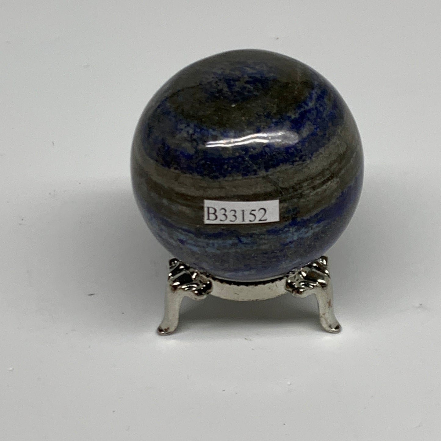 0.46 lbs, 2" (50mm), Lapis Lazuli Sphere Ball Gemstone @Afghanistan, B33152