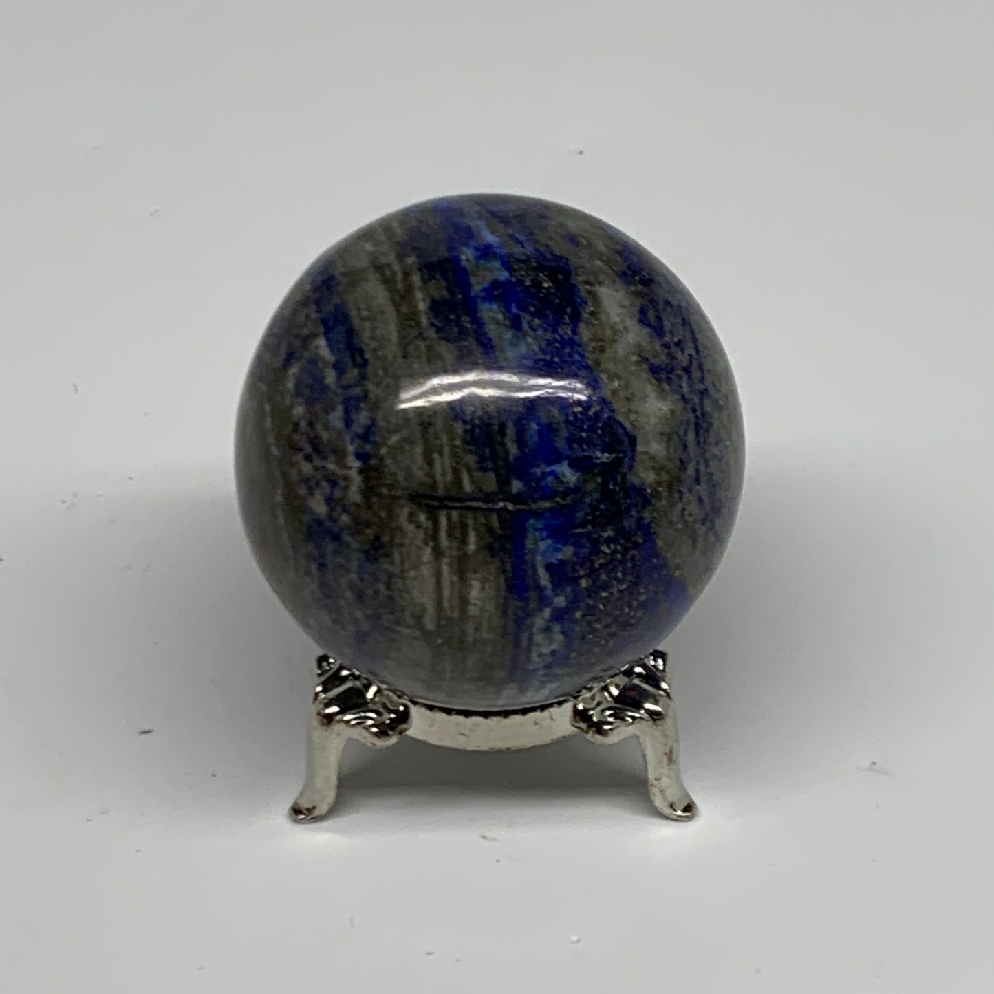 0.46 lbs, 2" (50mm), Lapis Lazuli Sphere Ball Gemstone @Afghanistan, B33152