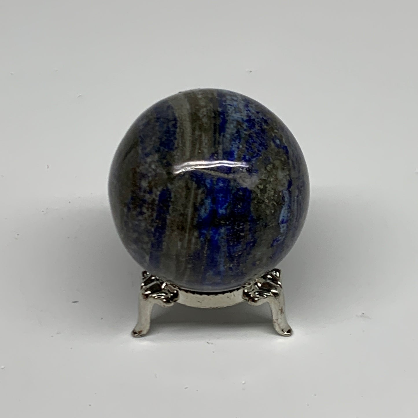 0.46 lbs, 2" (50mm), Lapis Lazuli Sphere Ball Gemstone @Afghanistan, B33152