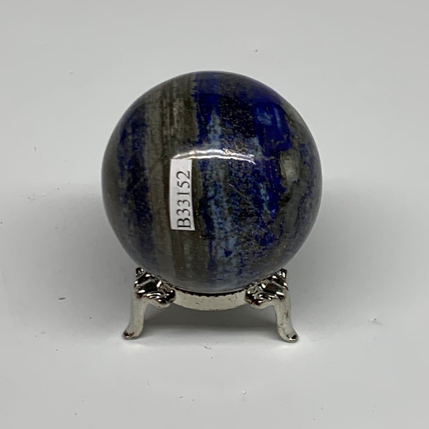 0.46 lbs, 2" (50mm), Lapis Lazuli Sphere Ball Gemstone @Afghanistan, B33152