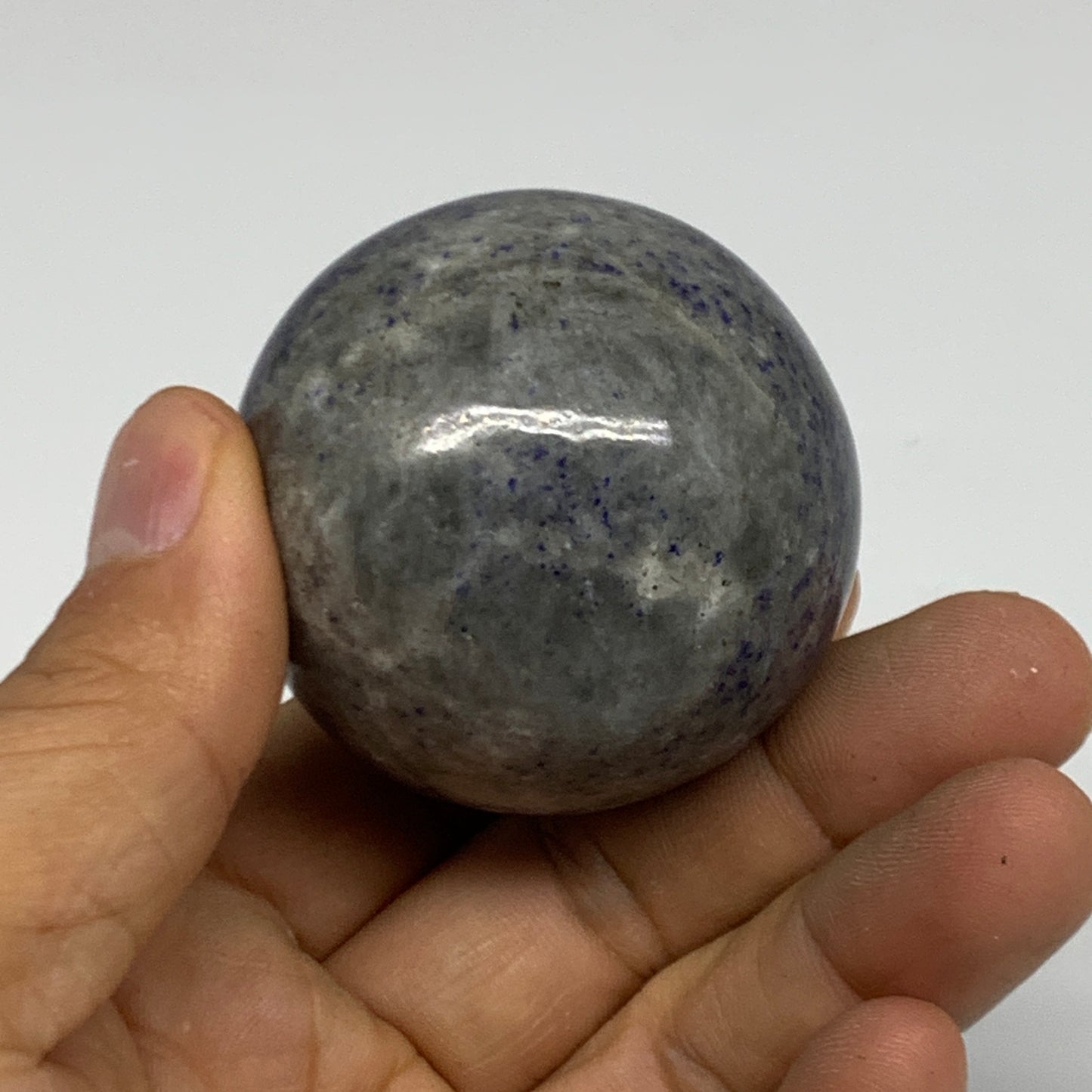 0.37 lbs, 1.9" (47mm), Lapis Lazuli Sphere Ball Gemstone @Afghanistan, B33153