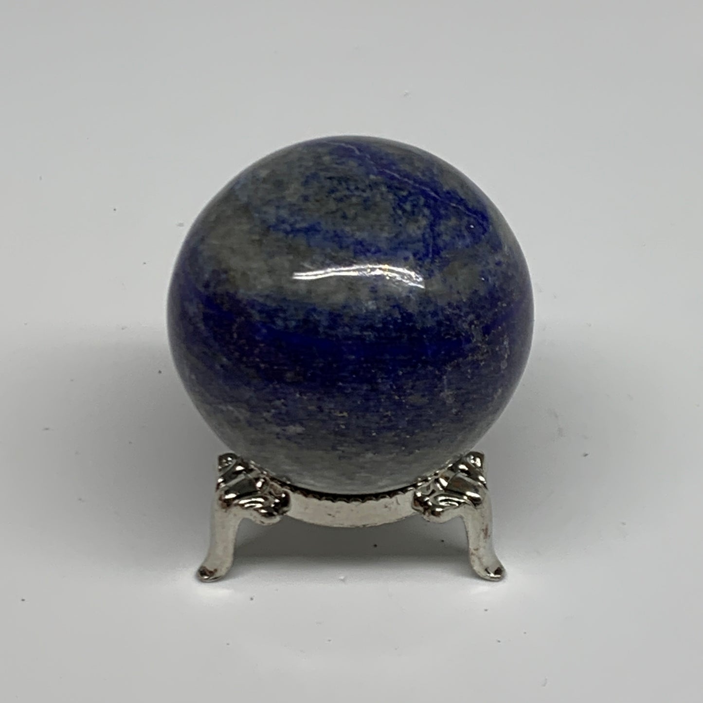 0.37 lbs, 1.9" (47mm), Lapis Lazuli Sphere Ball Gemstone @Afghanistan, B33153