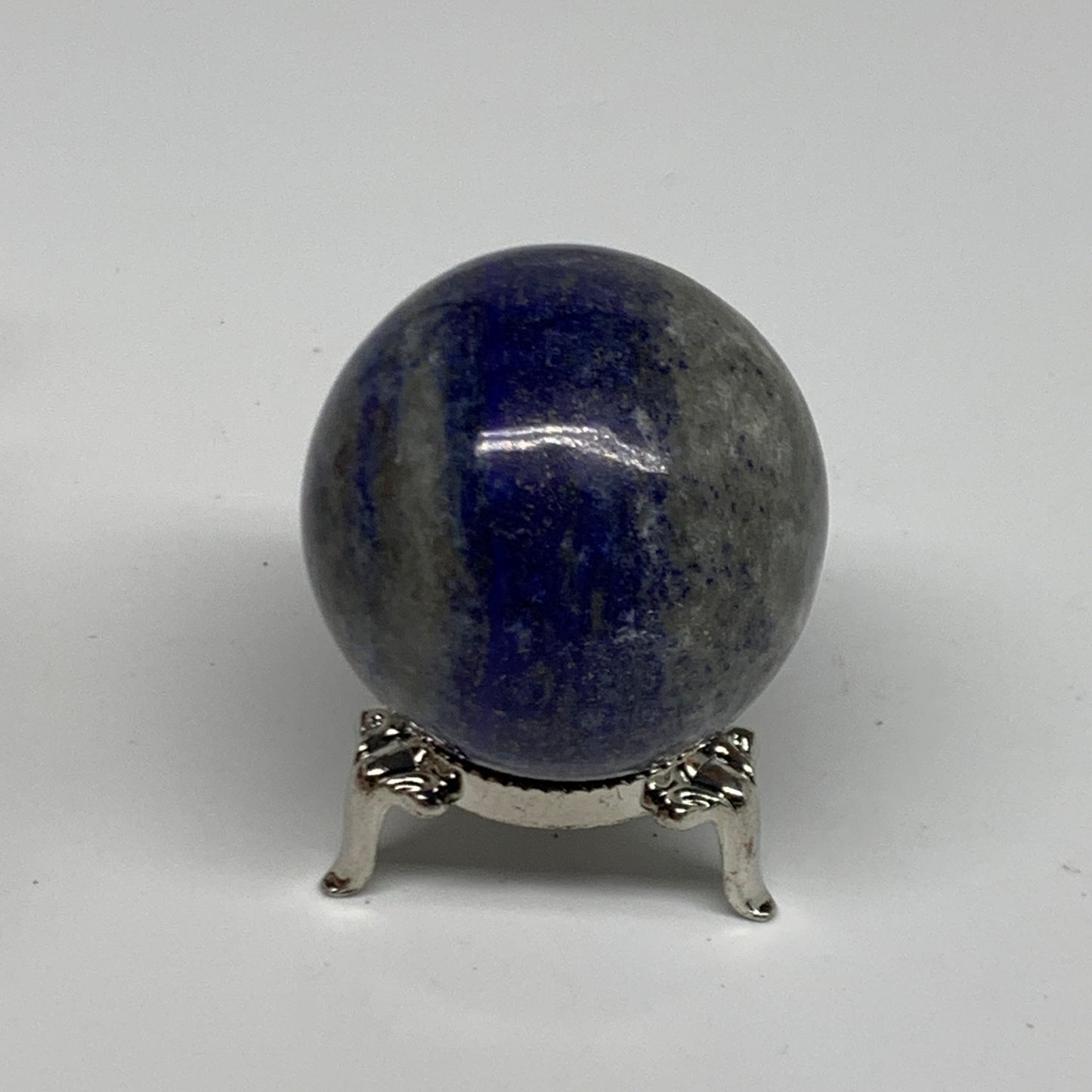 0.37 lbs, 1.9" (47mm), Lapis Lazuli Sphere Ball Gemstone @Afghanistan, B33153