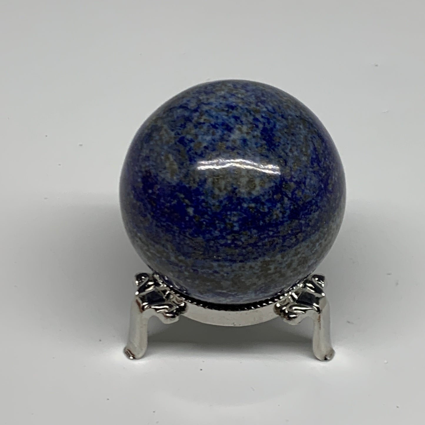 0.61 lbs, 2.2" (55mm), Lapis Lazuli Sphere Ball Gemstone @Afghanistan, B33156