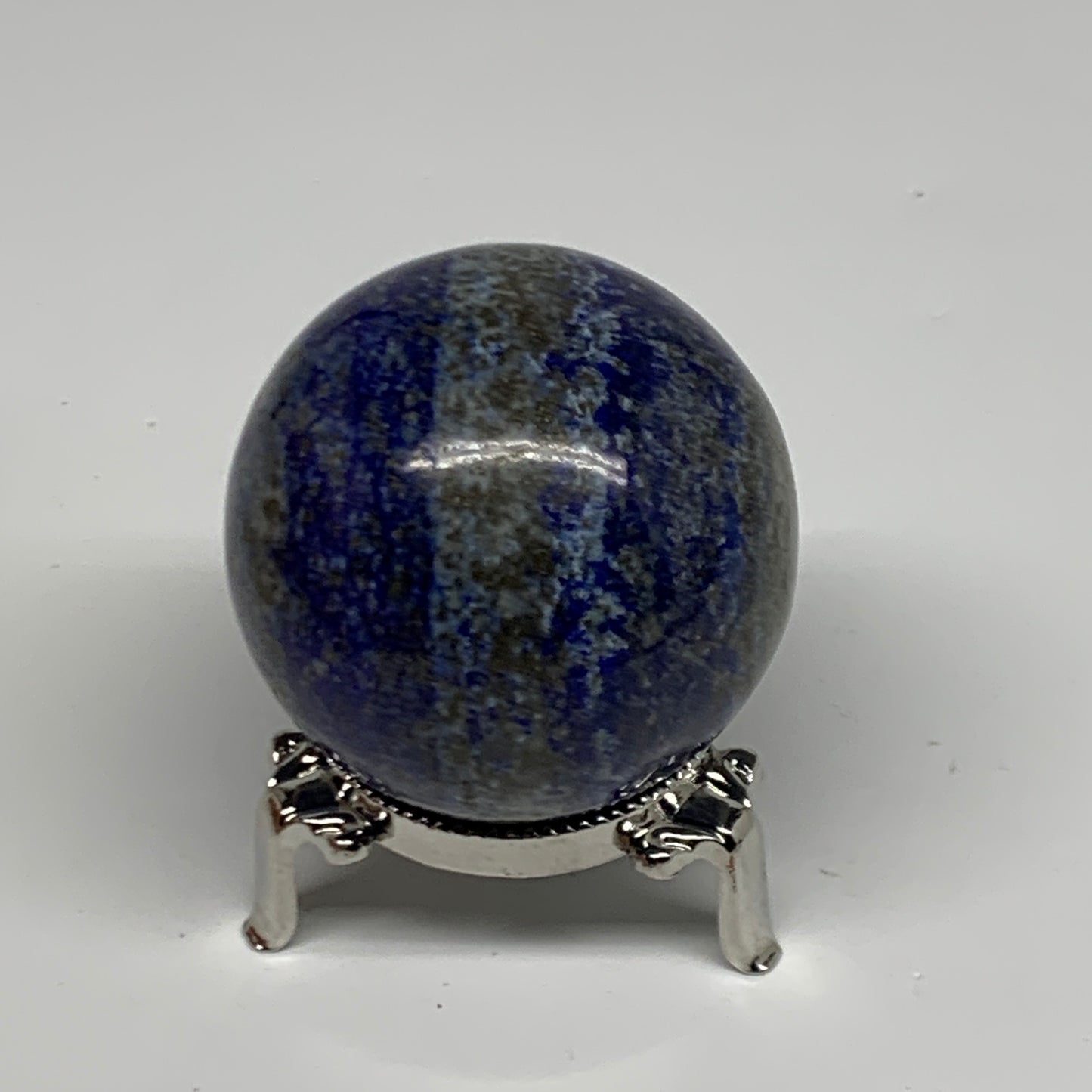 0.61 lbs, 2.2" (55mm), Lapis Lazuli Sphere Ball Gemstone @Afghanistan, B33156