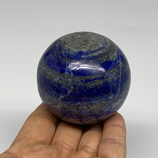 0.79 lbs, 2.4" (60mm), Lapis Lazuli Sphere Ball Gemstone @Afghanistan, B33158