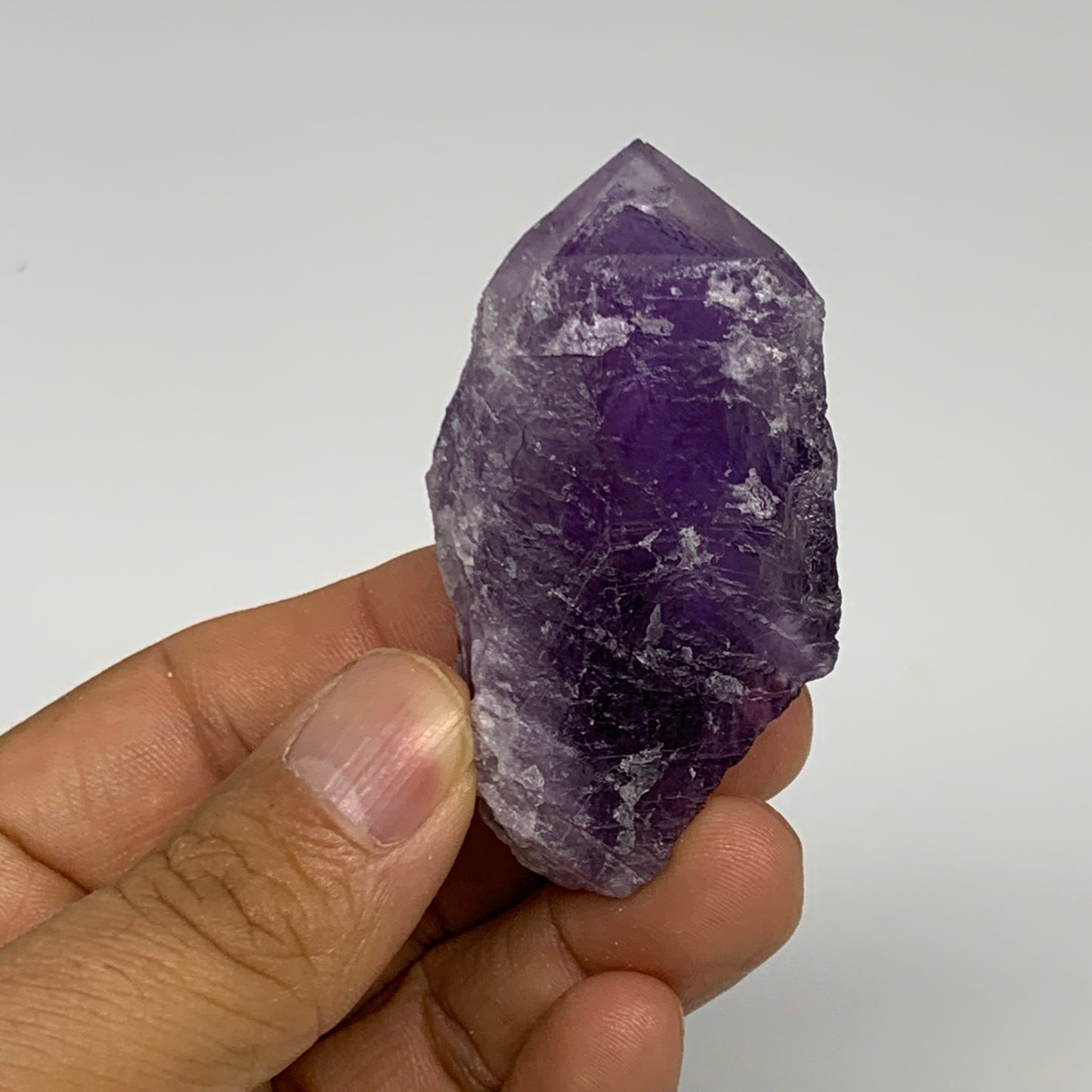 133.5g, 2.2" - 2.5", 4pcs, Amethyst Point Polished Rough lower part @Brazil, B28