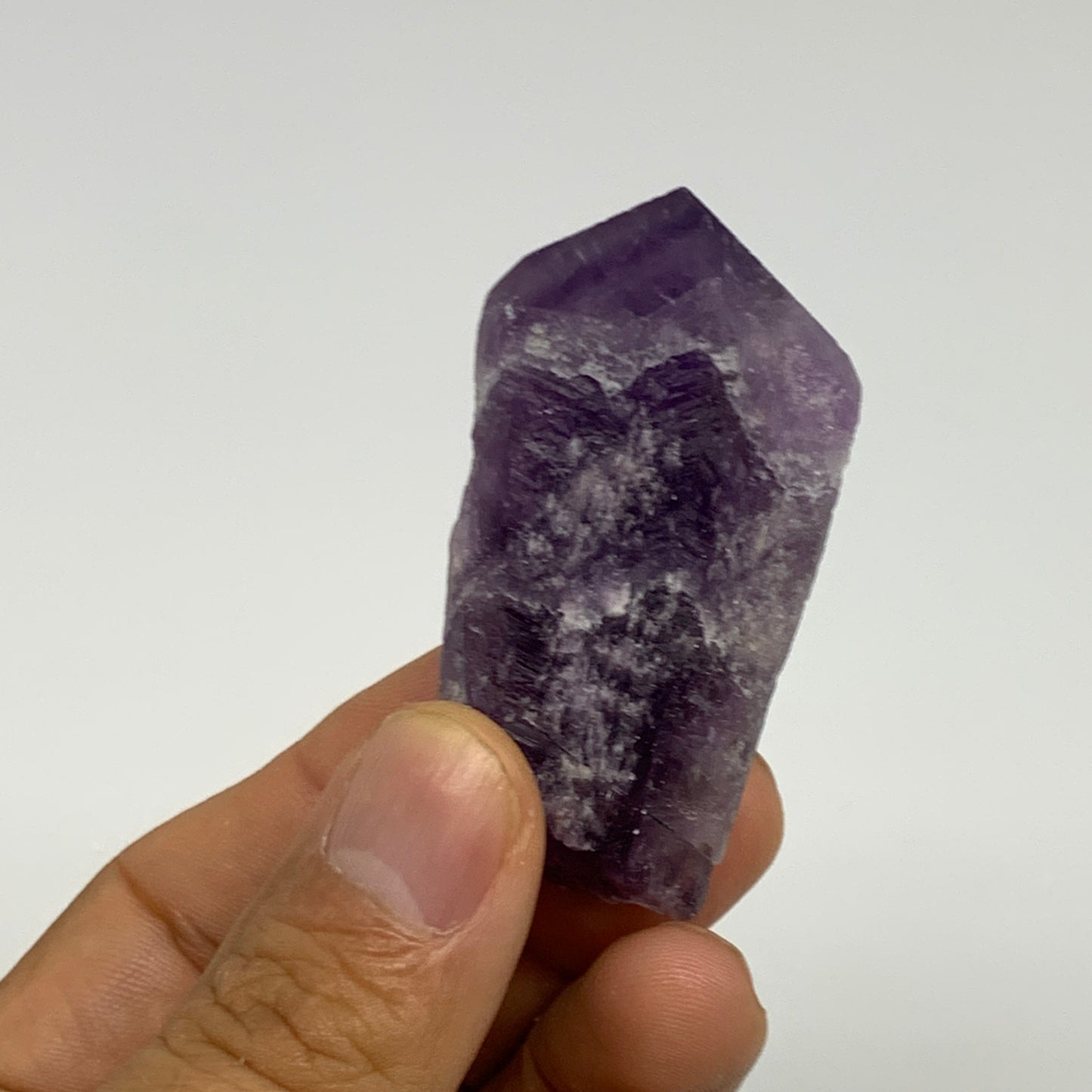 125.2g, 2.3" - 2.8", 3pcs, Amethyst Point Polished Rough lower part @Brazil, B28