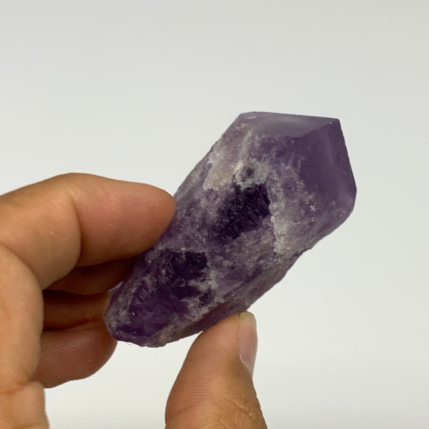 125.2g, 2.3" - 2.8", 3pcs, Amethyst Point Polished Rough lower part @Brazil, B28