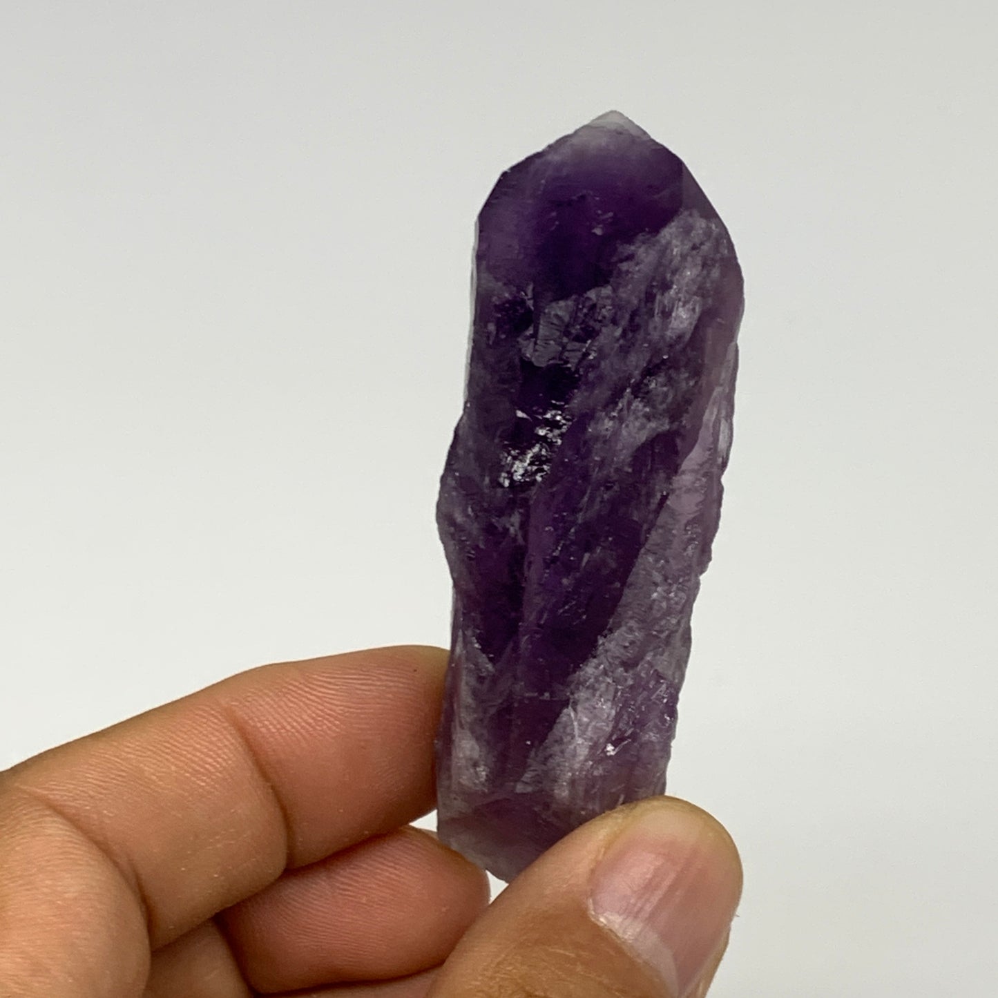 125.2g, 2.3" - 2.8", 3pcs, Amethyst Point Polished Rough lower part @Brazil, B28