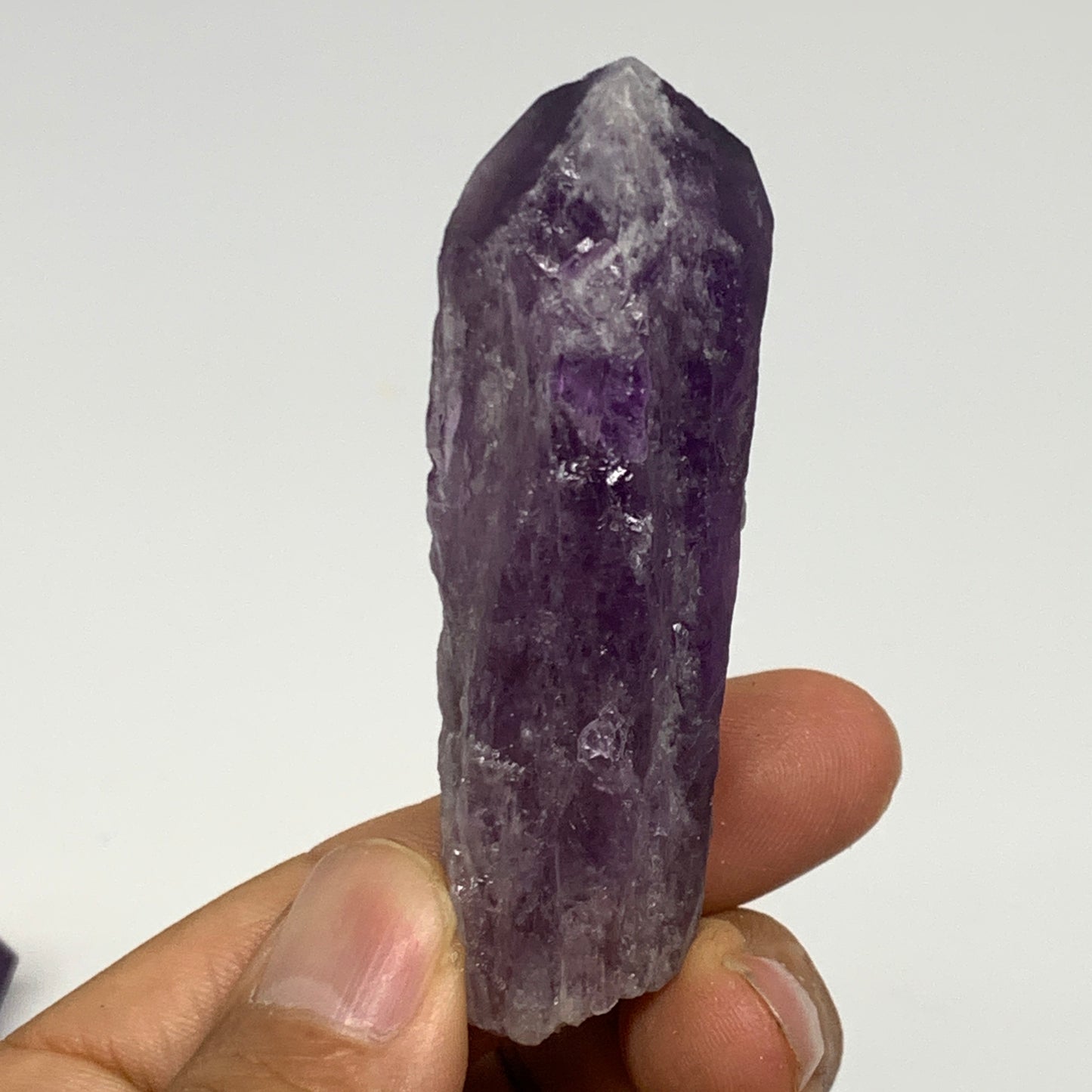 125.2g, 2.3" - 2.8", 3pcs, Amethyst Point Polished Rough lower part @Brazil, B28