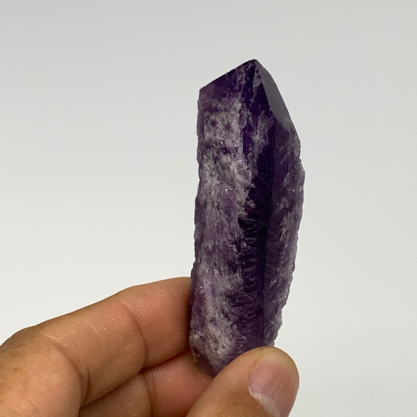 125.2g, 2.3" - 2.8", 3pcs, Amethyst Point Polished Rough lower part @Brazil, B28