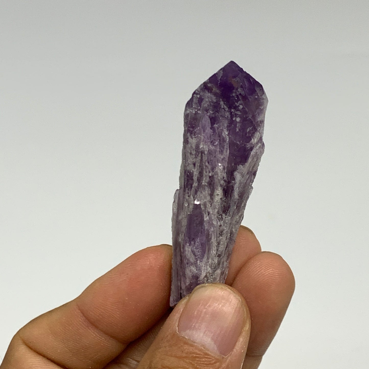 113.1g, 1.9" - 2.6", 8pcs, Amethyst Point Polished Rough lower part @Brazil, B28