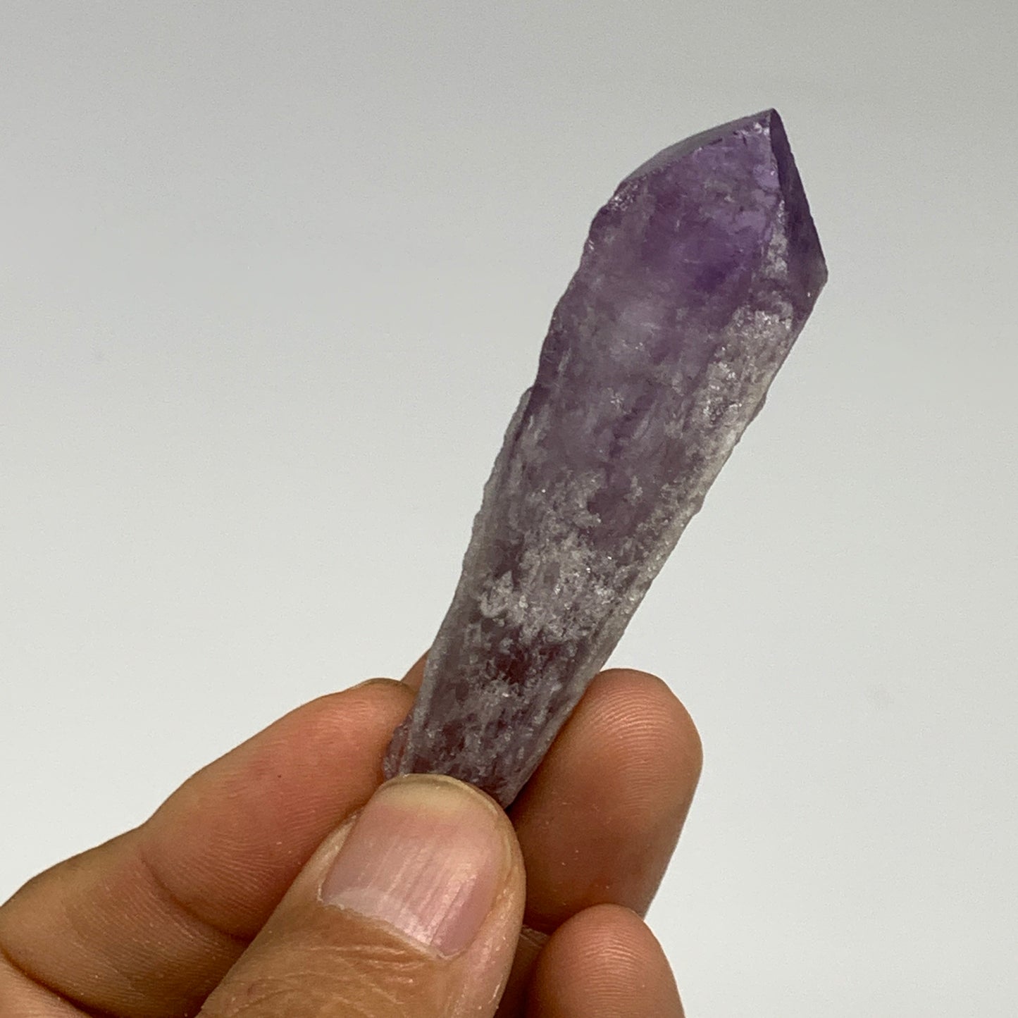 113.1g, 1.9" - 2.6", 8pcs, Amethyst Point Polished Rough lower part @Brazil, B28