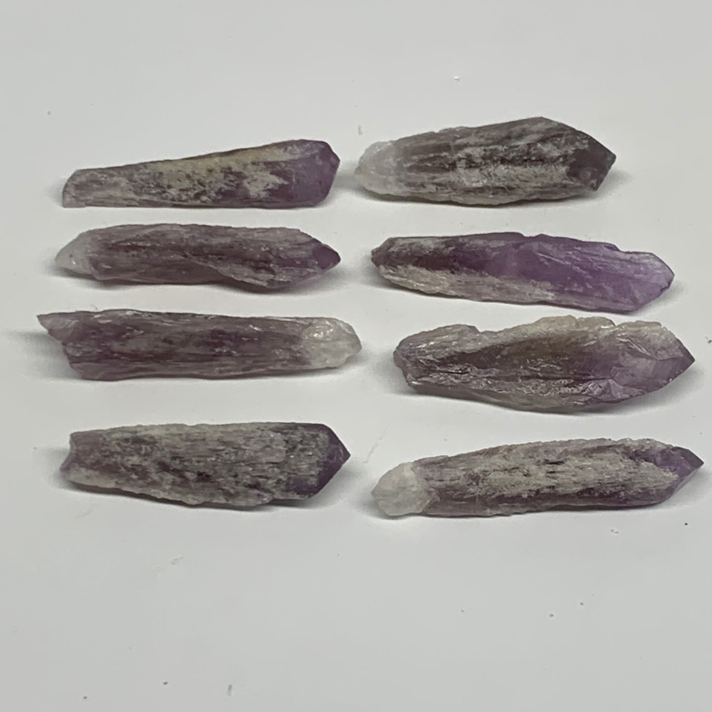 70.2g, 1.9" - 2.2", 8pcs, Amethyst Point Polished Rough lower part @Brazil, B288