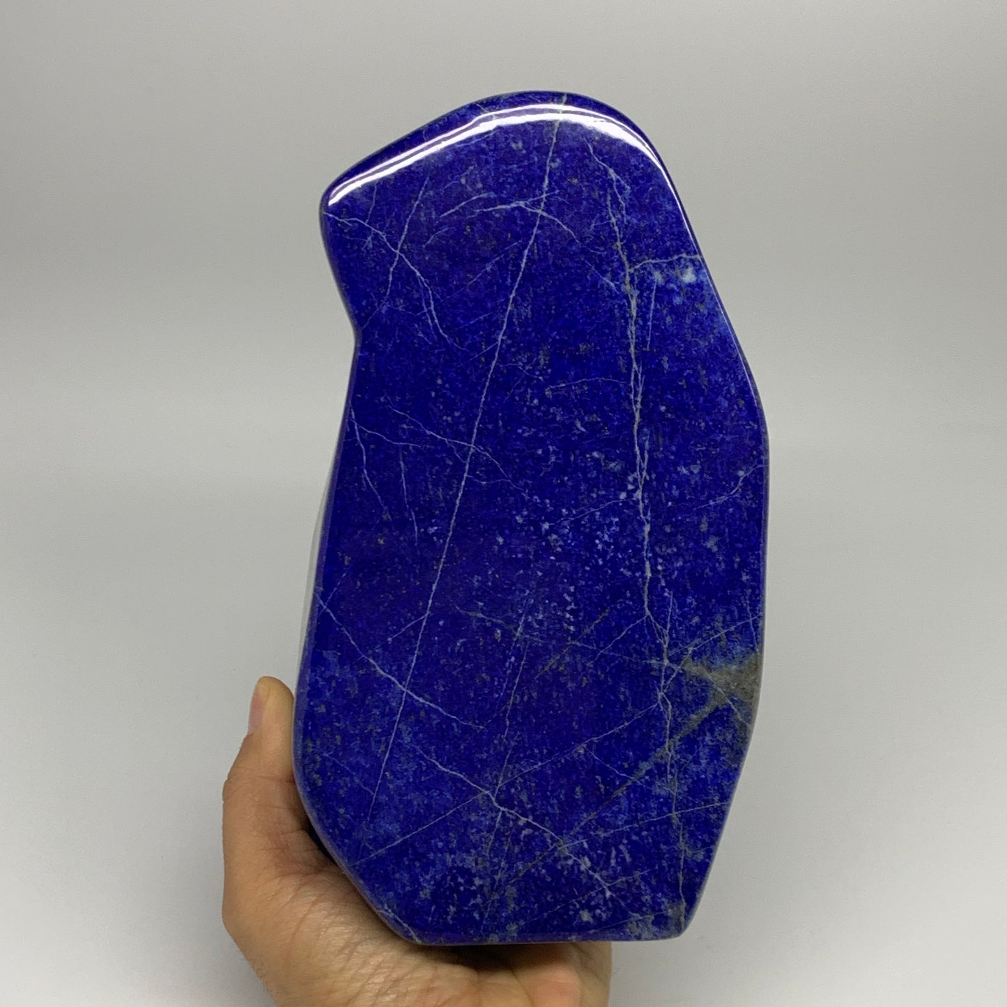 6.52 lbs, 6.7"x4.3"x2.2", Natural Freeform Lapis Lazuli from Afghanistan, B31865