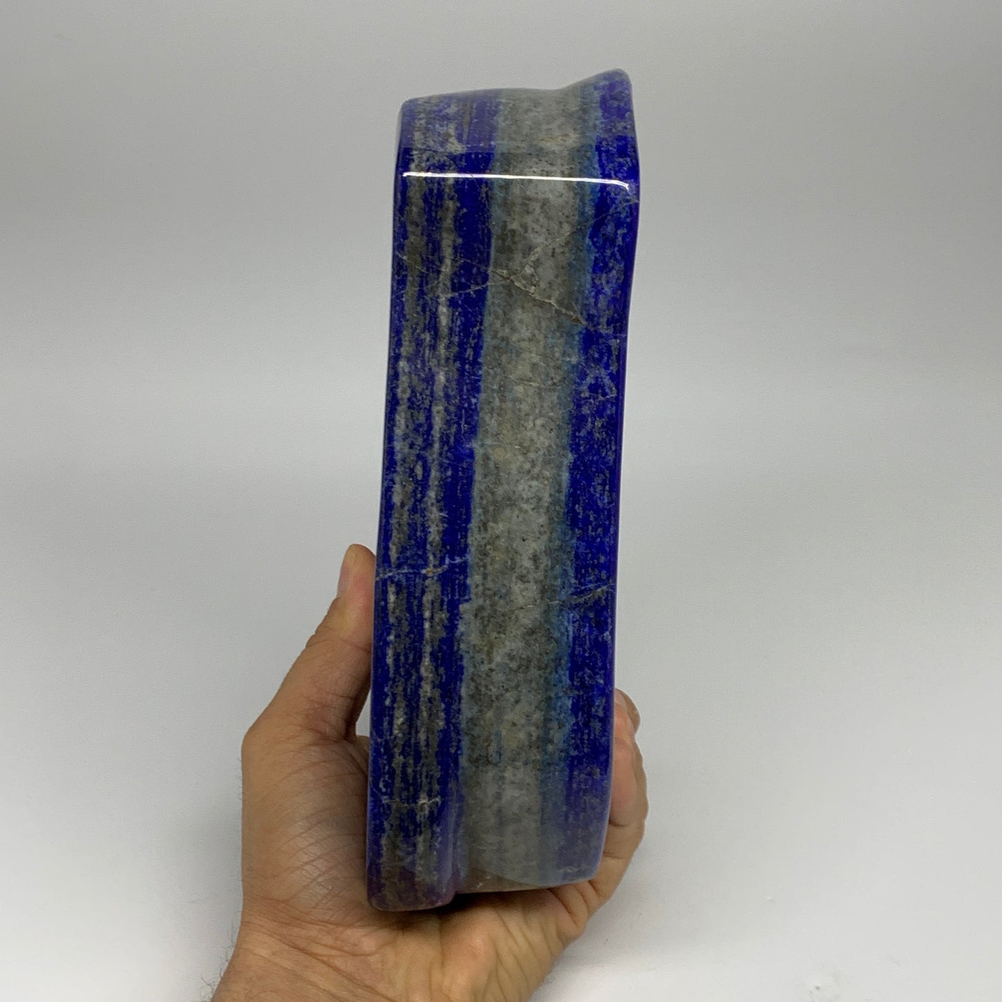 6.52 lbs, 6.7"x4.3"x2.2", Natural Freeform Lapis Lazuli from Afghanistan, B31865