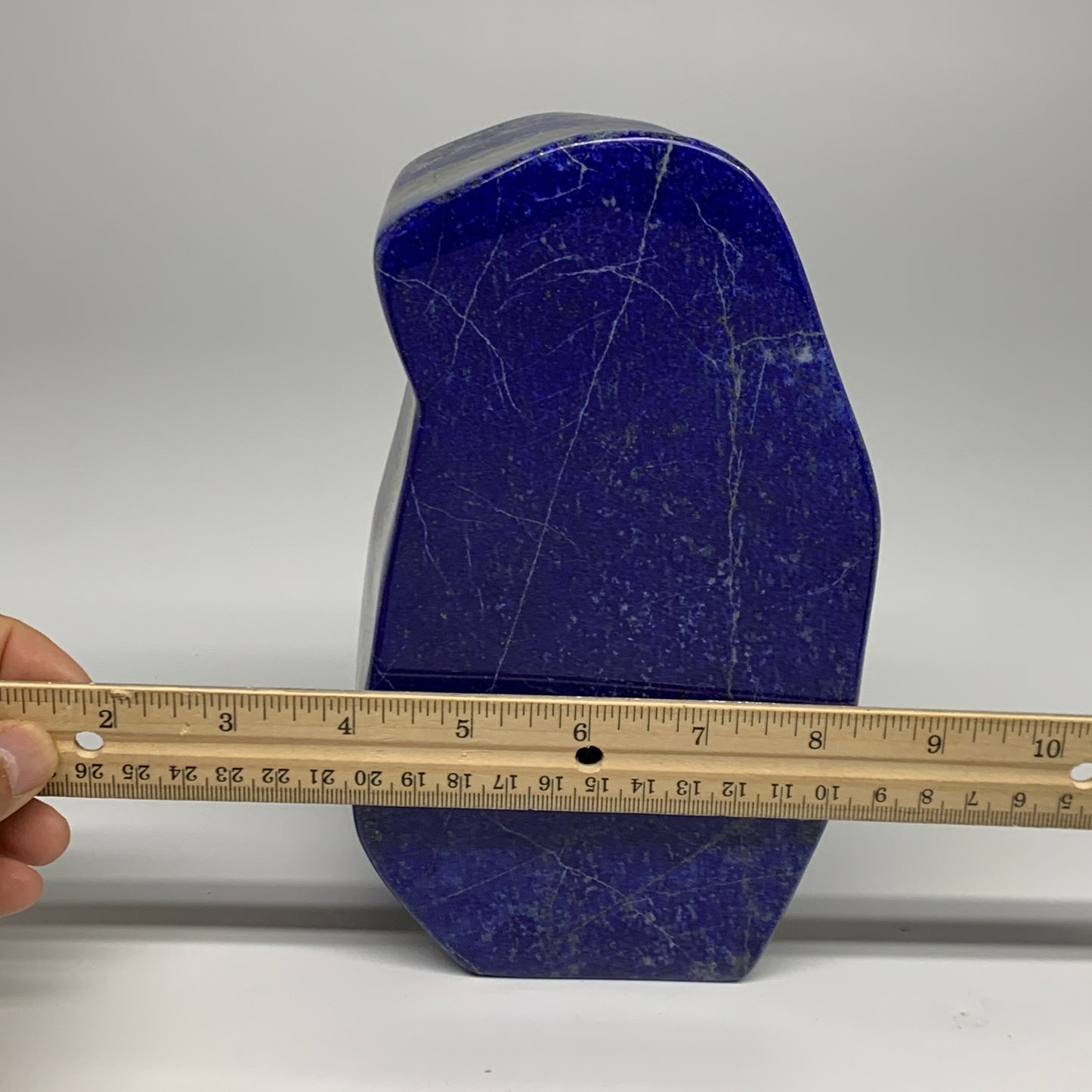 6.52 lbs, 6.7"x4.3"x2.2", Natural Freeform Lapis Lazuli from Afghanistan, B31865