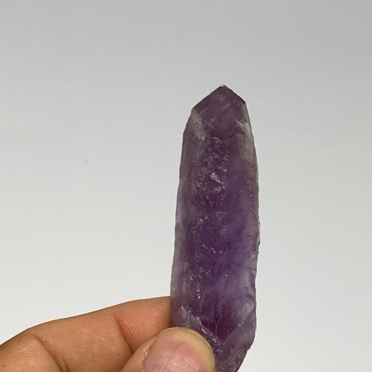 135.9g, 2.3" - 2.6", 10pcs, Amethyst Point Polished Rough lower part @Brazil, B2