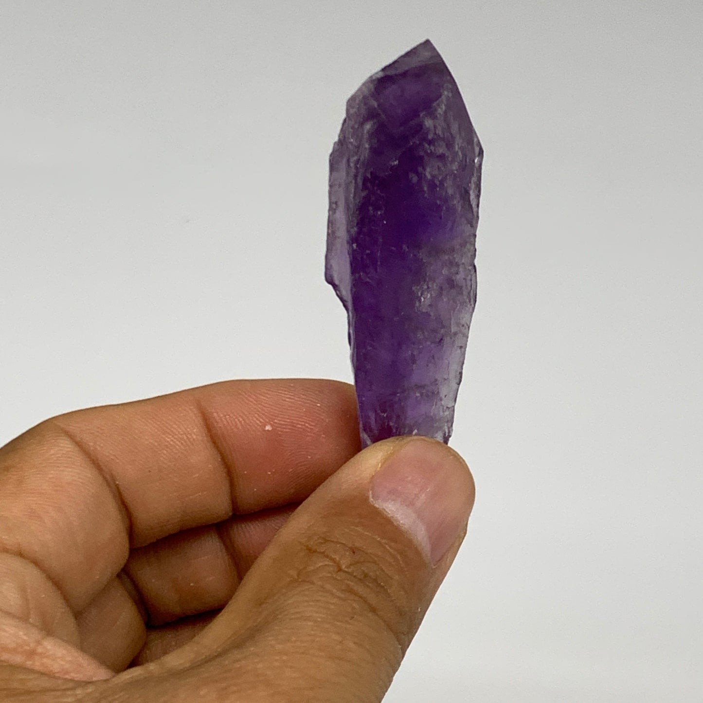 125.3g, 2.2" - 2.9", 8pcs, Amethyst Point Polished Rough lower part @Brazil, B28